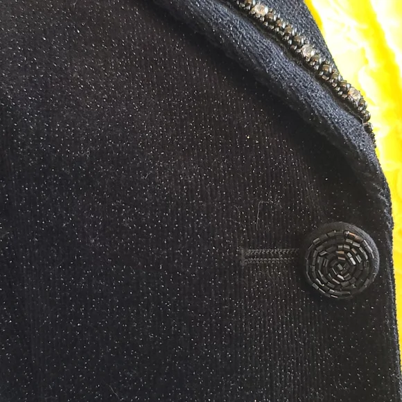 Bisou Bisou Black Sparkly Jacket - Picture 4 of 16